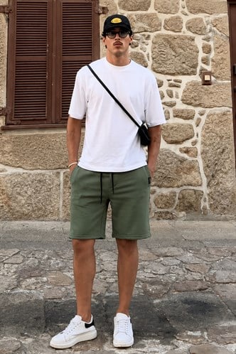 Madmext Men Khaki Shorts 4842