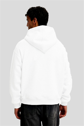Ekru Kapüşonlu Kanguru Cep Erkek Sweatshirt E7169