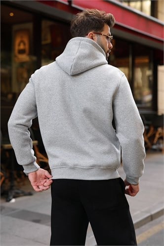 Grimelanj Kanguru Cepli Kapüşonlu Erkek Sweatshirt E7218