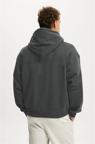 Füme Kapüşonlu Kanguru Cep Erkek Sweatshirt E7169