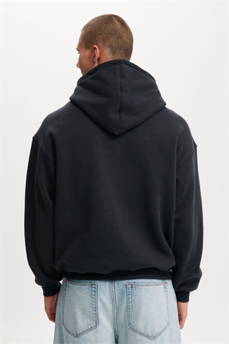 Siyah Kapüşonlu Kanguru Cep Erkek Sweatshirt E7169