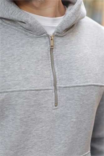 Grimelanj Kanguru Cepli Kapüşonlu Erkek Sweatshirt E7218