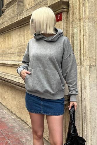 Grimelanj Oversize Cepli Sweatshirt MG2207