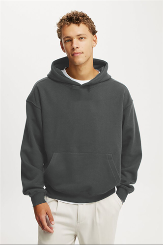 Füme Kapüşonlu Kanguru Cep Erkek Sweatshirt E7169