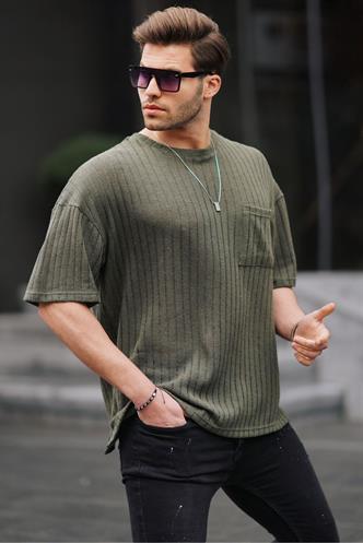 Yeşil Oversize Erkek Tişört 6180