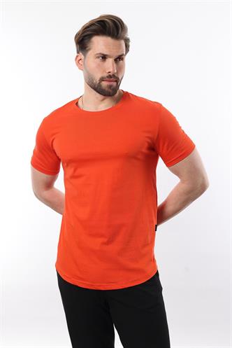 Madmext Turuncu Erkek Tişört 4951