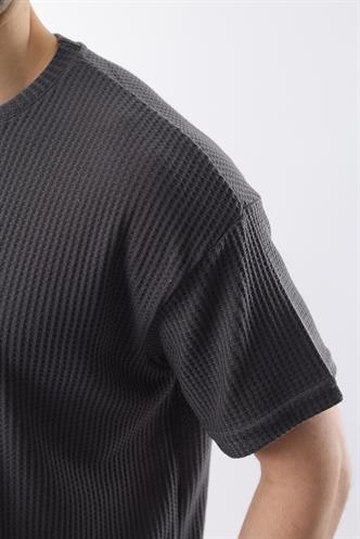 Füme Bisiklet Yaka Erkek T-shirt E7127