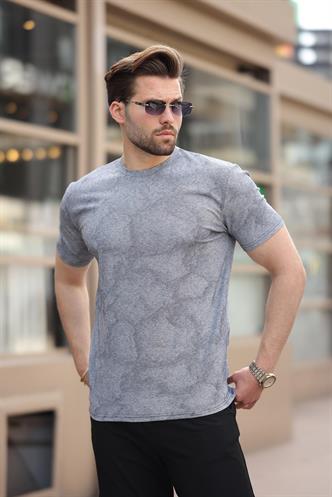 Lacivert Basic Erkek T-shirt E7131
