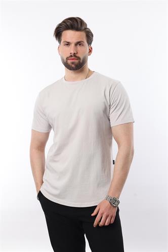 Madmext Taş Rengi Erkek Tişört 4951