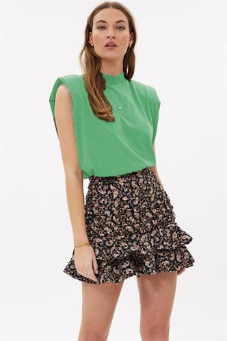 Mad Girls Mint Green Sleeveless T-Shirt MG900