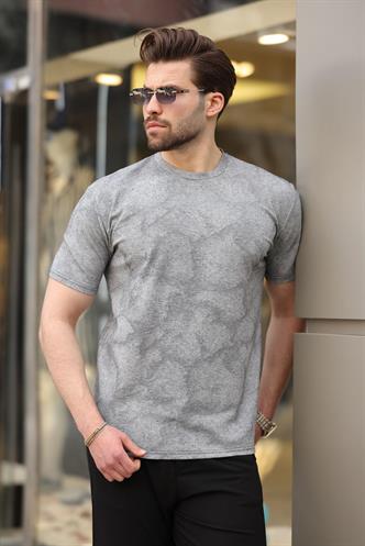 Siyah Basic Erkek T-shirt E7131