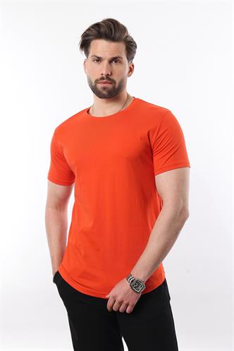 Madmext Turuncu Erkek Tişört 4951
