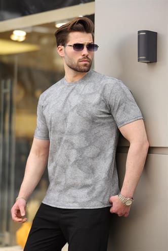 Siyah Basic Erkek T-shirt E7131