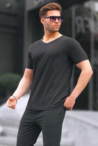 Madmext Siyah Tişört 5281