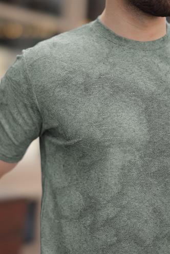 Haki Basic Erkek T-shirt E7131