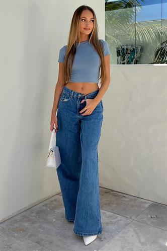 Mavi Basic Kadın Tişört MG2012