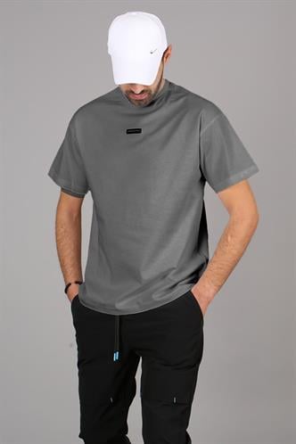 Madmext Erkek Füme Sırt Detaylı Tişört 5365