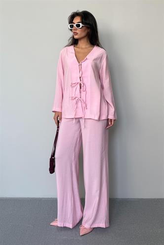 Pembe Önü Bağlamalı Alt Üst Takım Mg2473