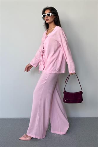 Pembe Önü Bağlamalı Alt Üst Takım Mg2473