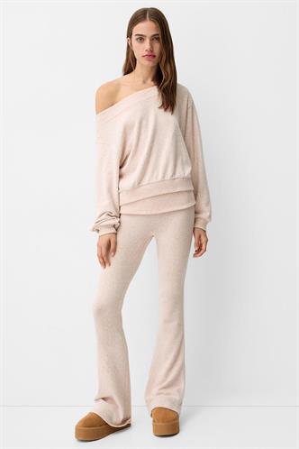 Bej Bluz Pantolon İkili Takım Mg2289