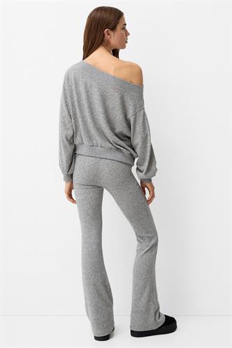 Gri Bluz Pantolon İkili Takım Mg2289
