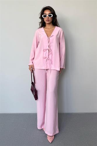 Pembe Önü Bağlamalı Alt Üst Takım Mg2473