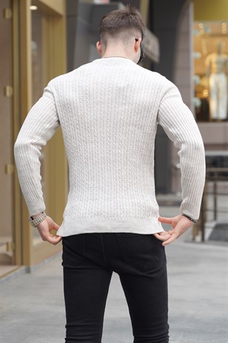 Stone Gray Knitwear Sweater 5760