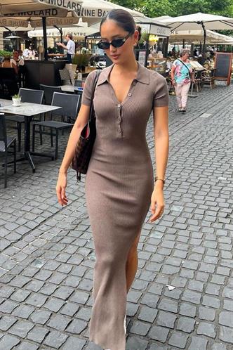 Women Mink Polo Dress