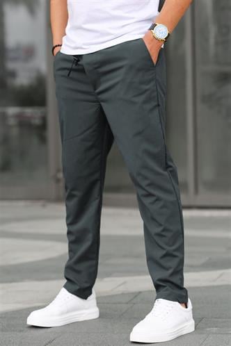 Kumaş Paraşüt Antrasit Basic Erkek Pantolon 6513