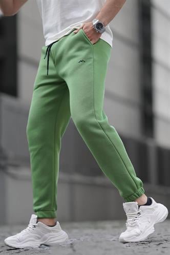 Yeşil Basic Lastikli Eşofman Altı 6524