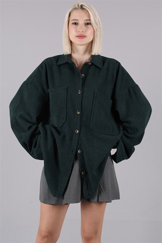 Green Oversized Overshirt MG1562