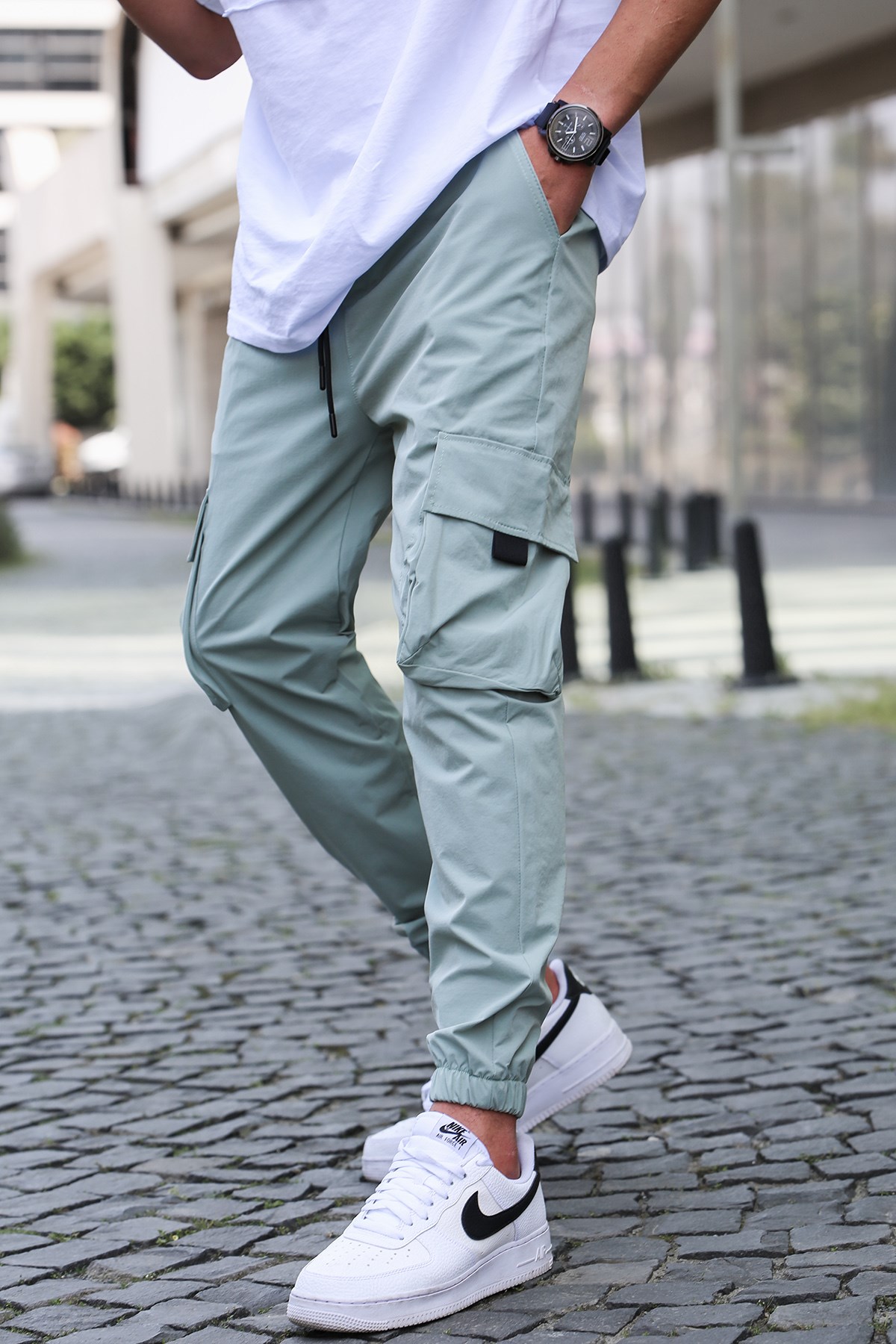 Buy Mens Green Cargo Trousers for Men Green Online at Bewakoof