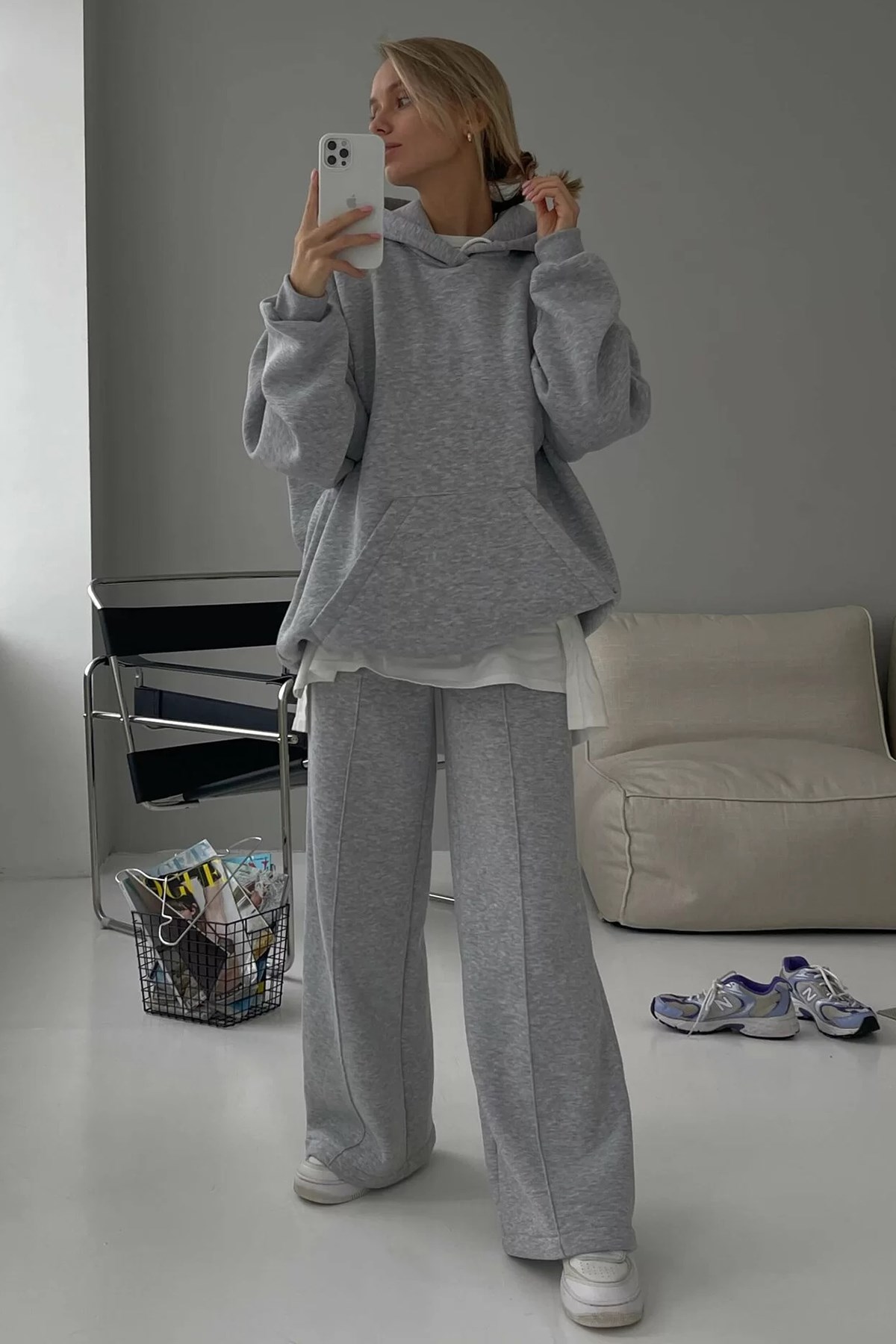 Gray sweat shirt best sale