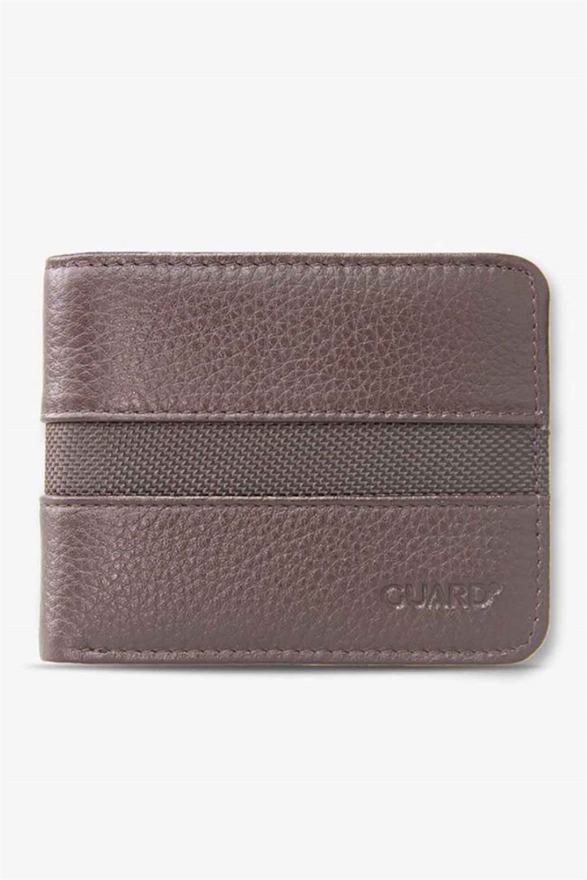 GUARD Brown Leather Wallet