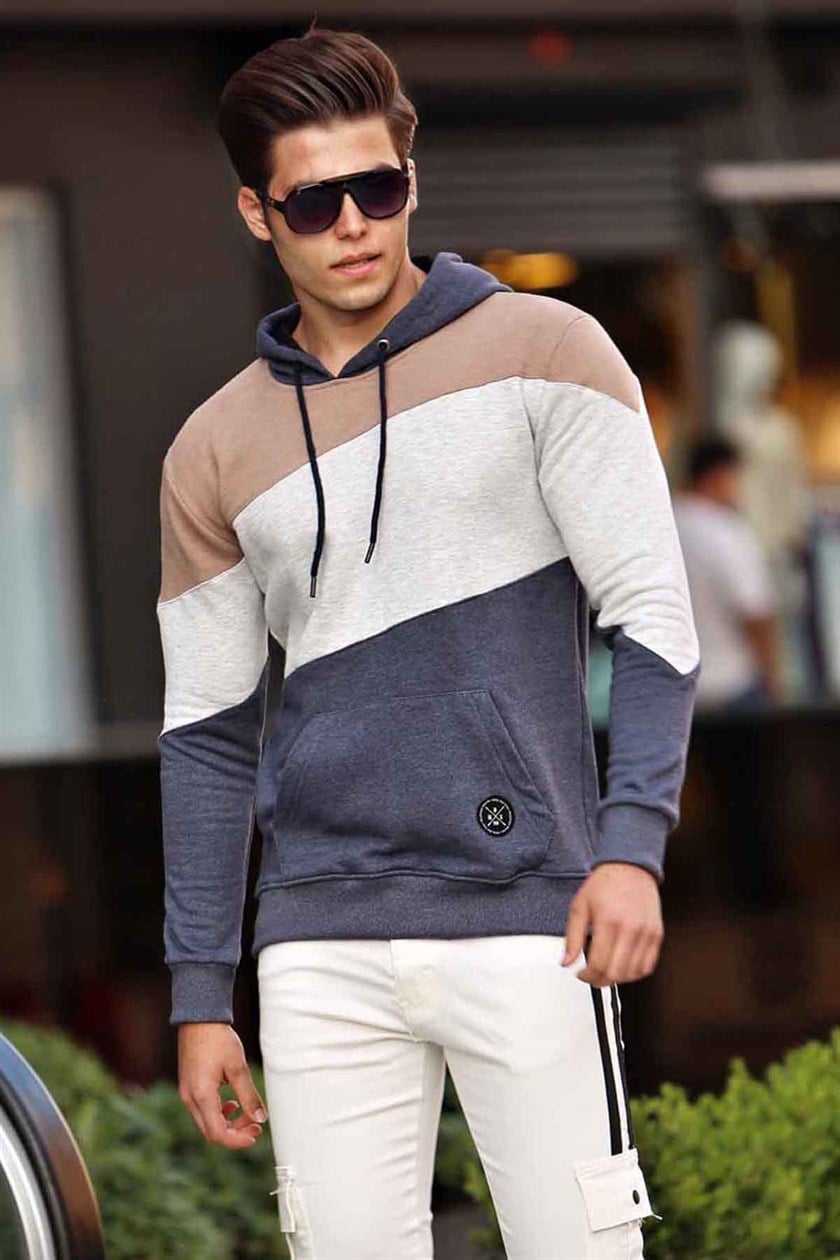 Madmext Camel Hoodie 2830