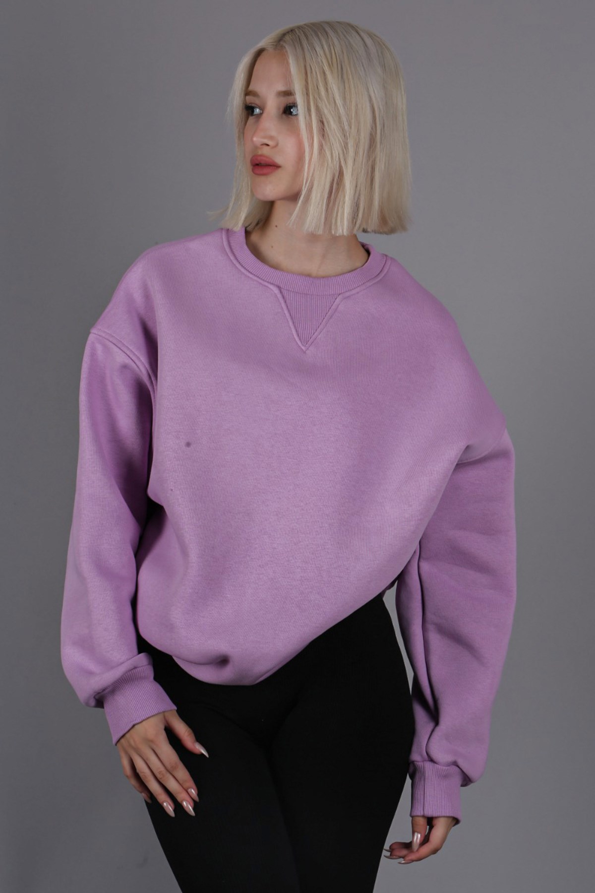 PIAZZAITALIA Girl Sweatshirt - Lilac - 27180