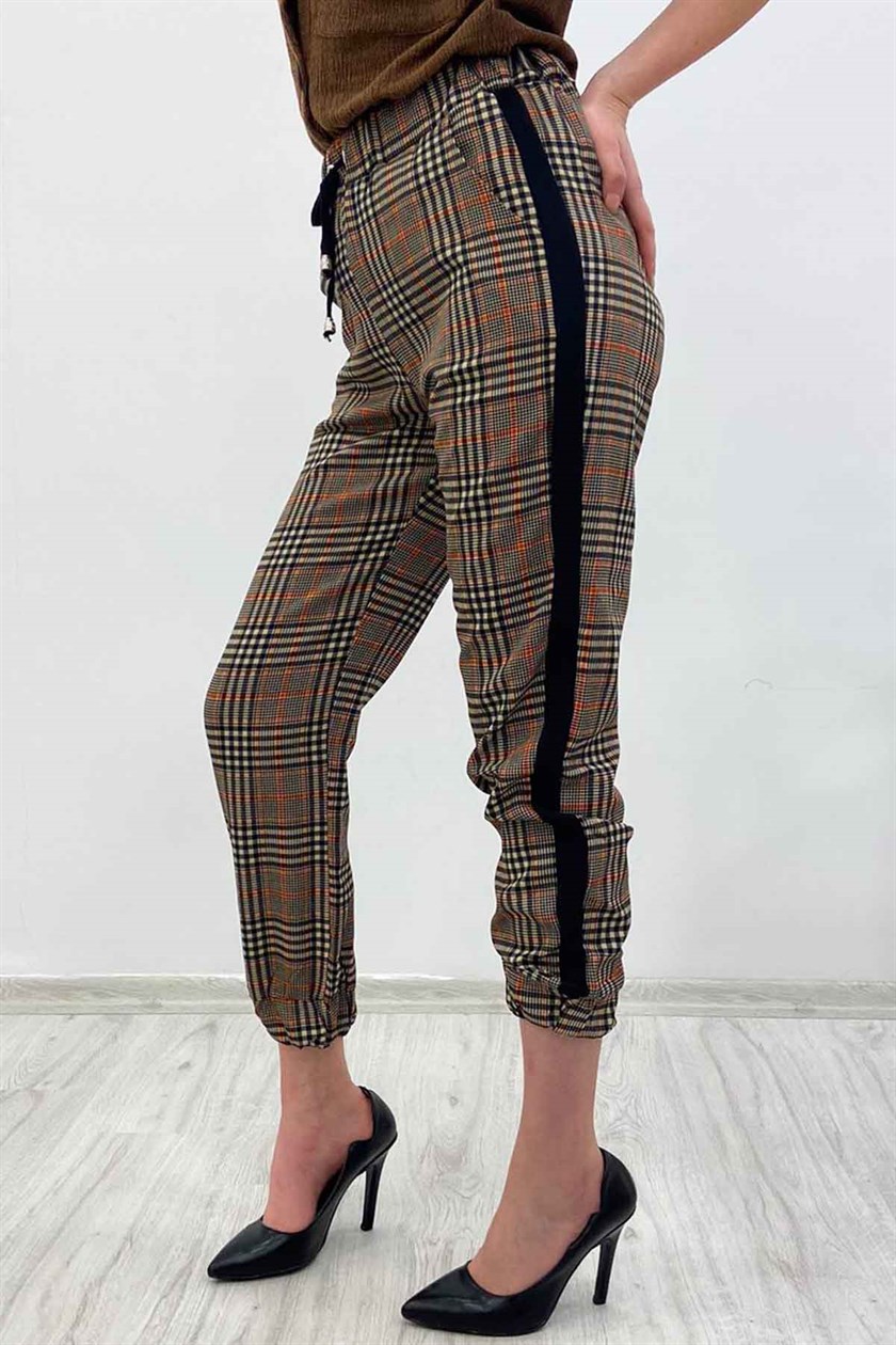Mad Girls Double Paça Hardal Kadın Pantolon MG227