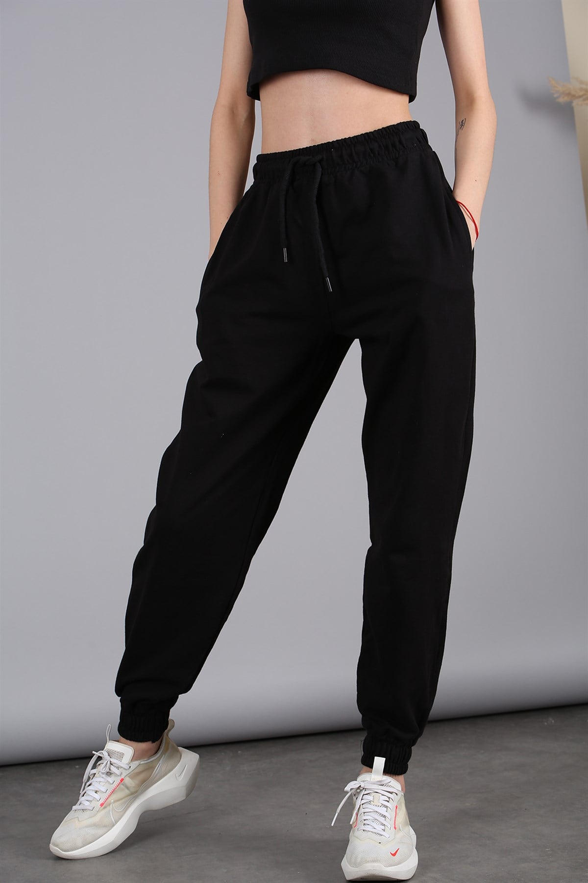 Mad Girls Black Sweatpants MG4425