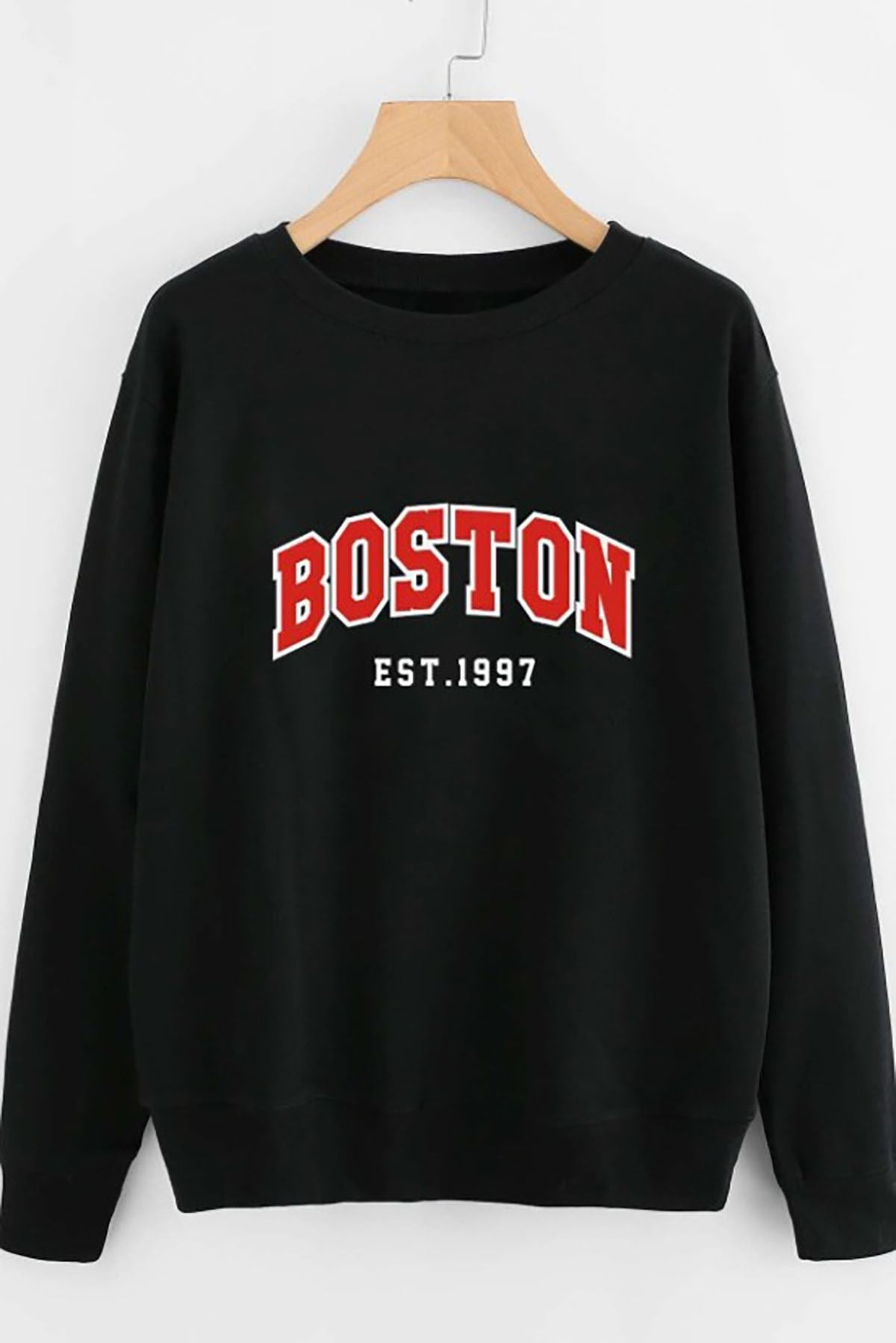 Mad Girls Siyah Sweatshirt MG777