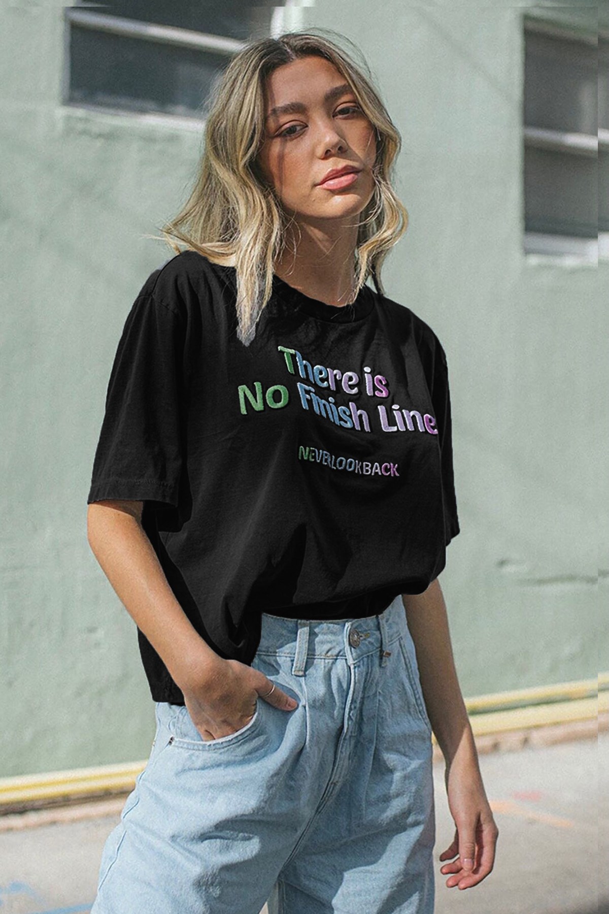 Mad Girls Siyah Tişört MG946