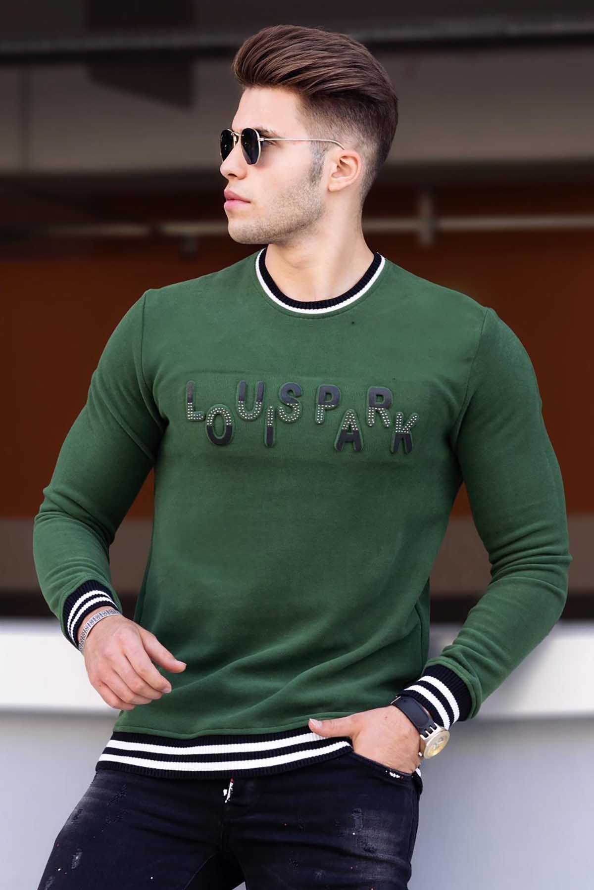 Madmext Khaki Sweatshirt 9431