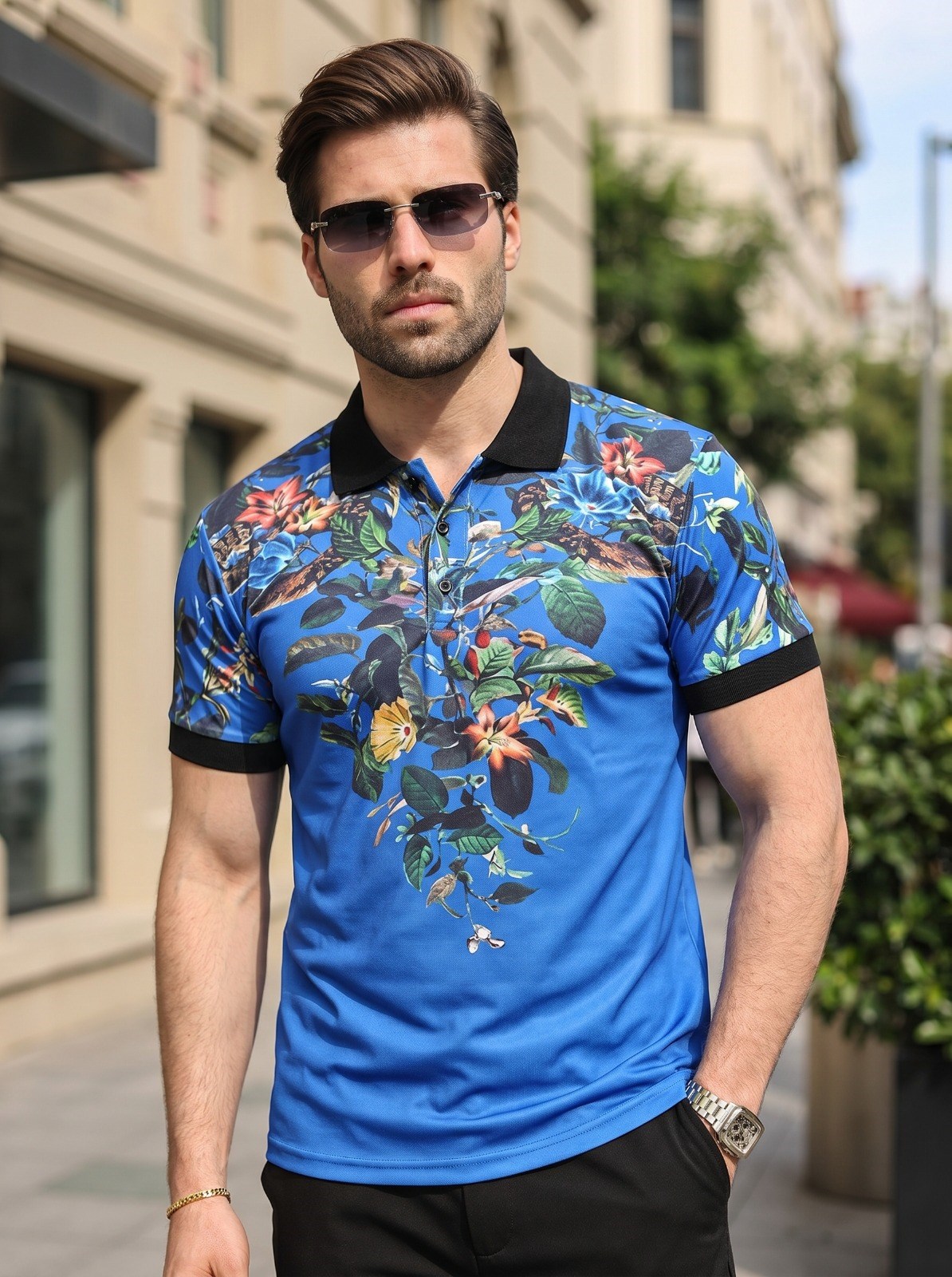 トップス ENDLESS MADE Tokyo polo shirt Climacool Polo T-Shirt - Indigo – Od Sportswear