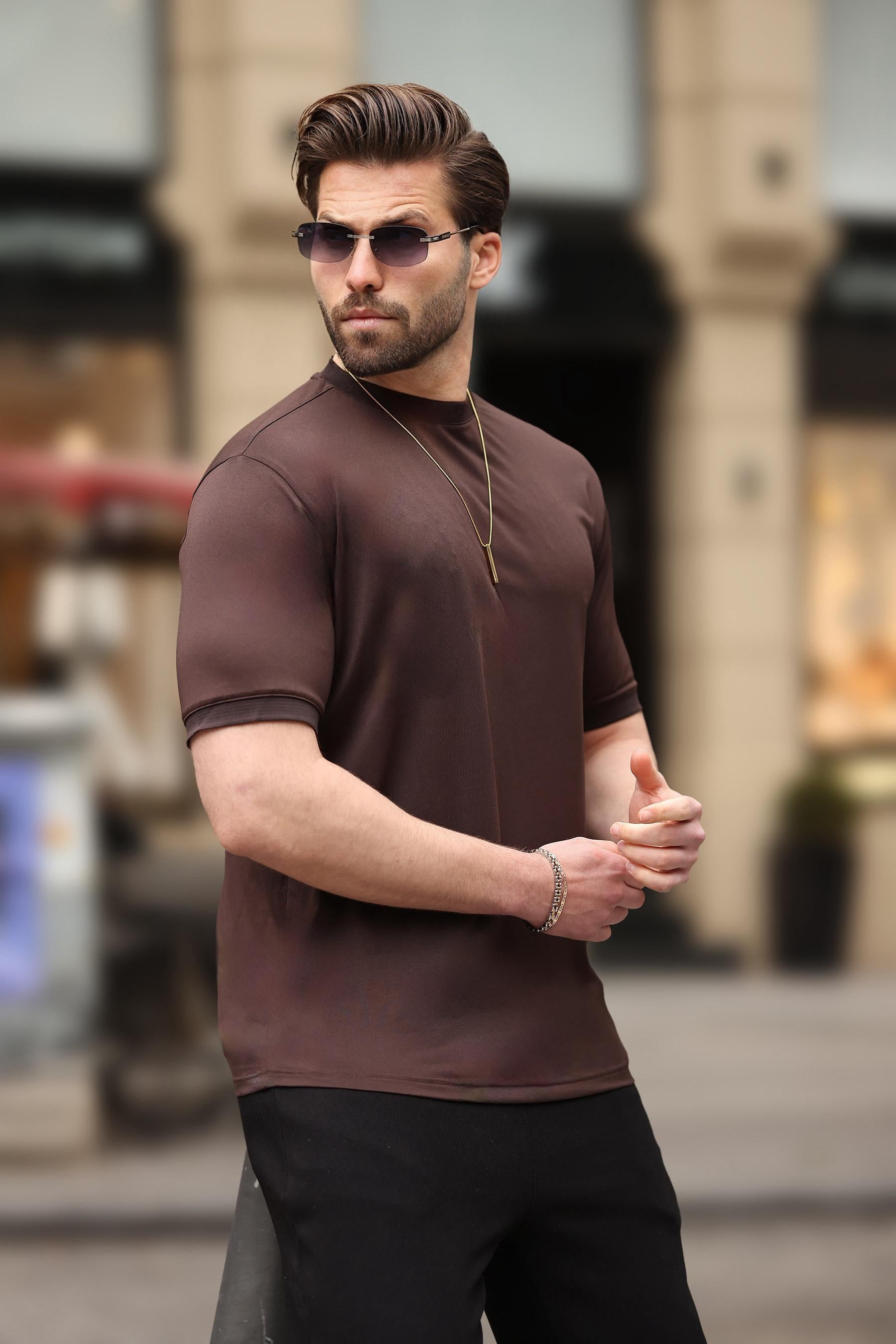 Madmext Basic Erkek Tshirt