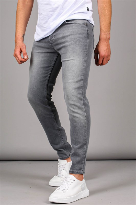Gray Skinny Fit Jeans 6322