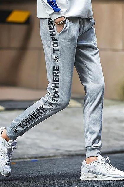 【DISCERNMENT】Billy Side Denim Color Matching Sweatpants Billie Jeans Women's Super Soft Joggers Set — Billie Jeans