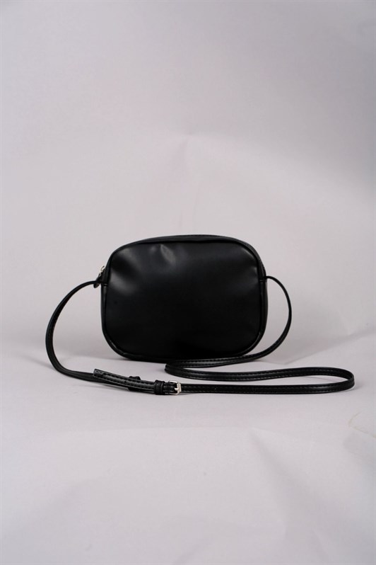 Mini Çapraz Siyah Askılı Çanta - Madmext