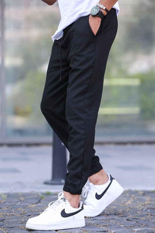 siyah-slim-fit-jogger-pantolon siyah-slim-fit-jogger-pantolon