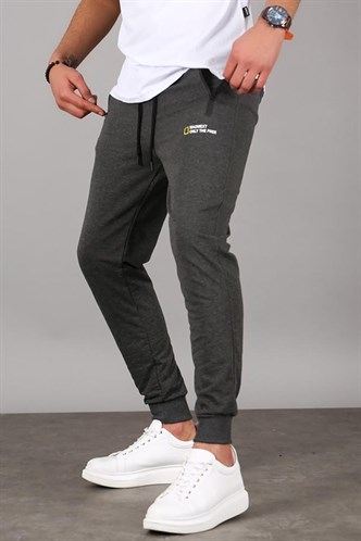 Madmext Men Plain Anthracite Sweatpants 5436