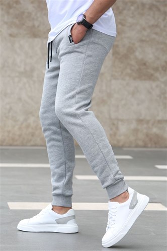Madmext Basic Grey Sweatpants 4210