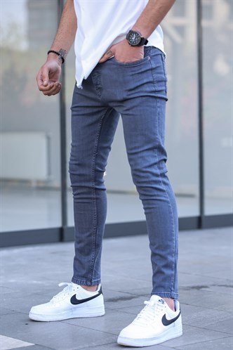 Madmext Dark Grey Slim Fit Jean Mdx9042